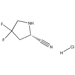 (S)-4,4-Difluoropyrrolidine-2-Hiddreaclóiríd Carbóinitrile Uimh. CAS:869489-04-3