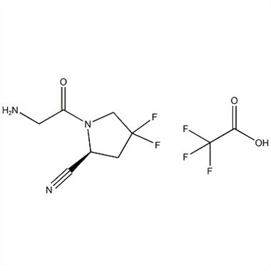 (S)-1-(2-Aminoacetyl)-4,4-difluoropyrrolidine-2-carbónitrile Trifluoroacetate CAS No.:1448440-40-1