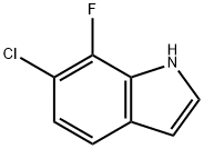 6-Chloro-7-Fluoro-1H-Indole Uimhir CAS: 259860-04-3